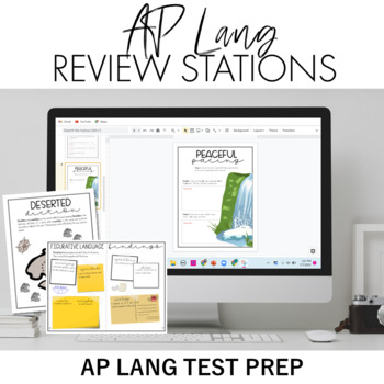 Preview of AP English Language and Composition Review Stations | AP Lang Exam Review