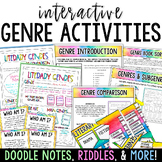 Literary Genre Activities - Book Genres Review, Doodle Not