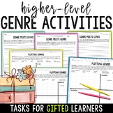 Reading Genres Activities - Genre Worksheets for Higher-Le