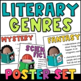 Literary Genre Posters - Reading Genre Posters and Anchor Charts