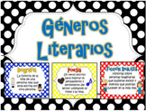 Literary Genre Posters (Spanish) / Géneros Literarios