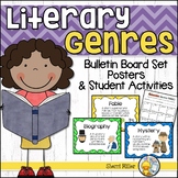 Literary Genres Bulletin Board Set and Activities
