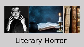 Preview of Literary Horror PowerPoint