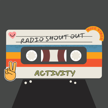 Preview of Literary Jukebox: Radio Shout Out Activity