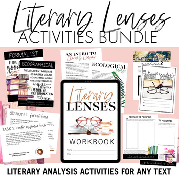 Preview of Literary Analysis | Literary Lenses Activities Curriculum Bundle