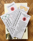 Literary Lenses Mini-Bookmarks