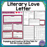 Valentine's Day Writing Activity - Literary Love Letters t
