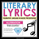 Figurative Language in Song Lyrics Music Presentation - Po