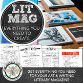 Literary Magazine Art & Writing InDesign Template, Guide, 