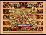 Literary Map of the Life and Works of William Shakespeare 