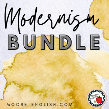 Preview of Literary Modernism Bundle (7 resources, 35 pgs, 55+ questions) / Print + Digital