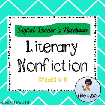 Preview of Literary Nonfiction Digital Reader's Notebook