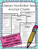 Literary Nonfiction Anchor Charts (Memoirs, Biographies, A