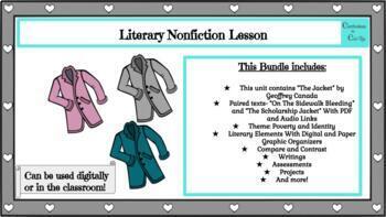 Preview of Literary Nonfiction: The Jacket, On the Sidewalk Bleeding & Scholarship Jacket