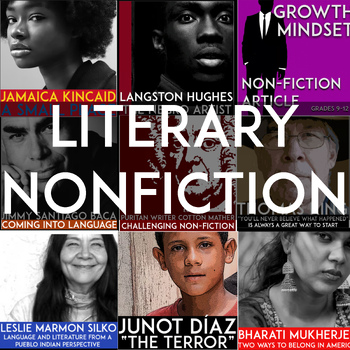 Preview of Literary Nonfiction Units for High School English Curriculum | Literary Analysis