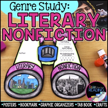 Preview of Literary Nonfiction or Narrative Nonfiction Genre Study Reading Activities
