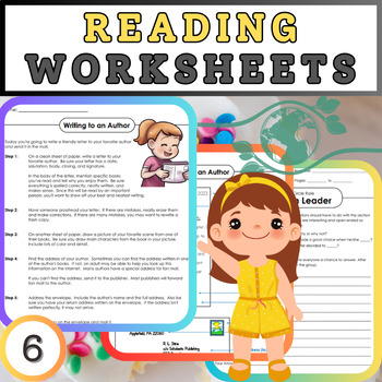 Preview of Literary Odyssey: Engaging Reading Worksheets for Active Minds