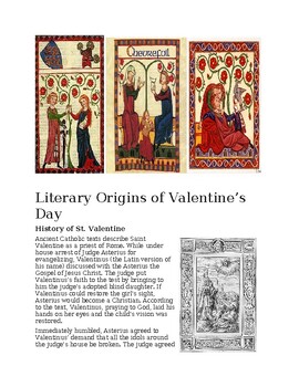 Preview of Literary Origin of Valentine's Day lesson (Chaucer's Parliament of Fowls)