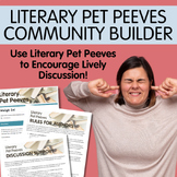 Literary Pet Peeves Discussion for Back to School Classroo