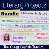 Literary Projects and Activities Bundle of Lessons Distanc