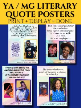 Preview of Literary Quote Posters - 2nd edition