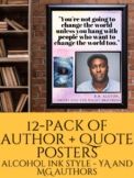 Literary Quote Posters -4th edition (MG and YA authors fro