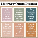 Literary Quote Posters - Upper ELA