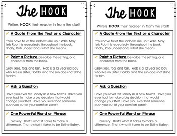 what does hook mean in an essay