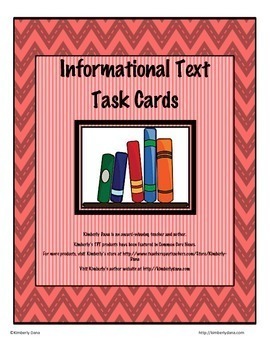 Preview of Literary Response and Informational Text Task Card Bundle
