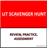 Literary Scavenger Hunt - Review, Practice, Assessment