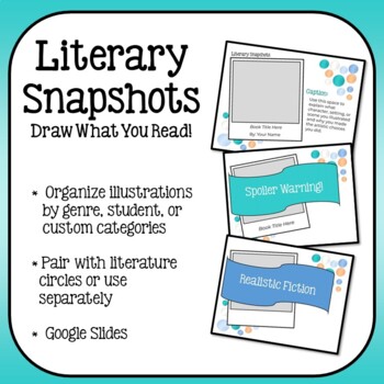Preview of Literary Snapshots / Reading-Based Illustrations / Distance Learning
