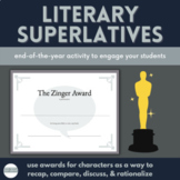 Literary Superlative Awards for End of Year ELA Activity