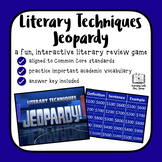 Literary Techniques Jeopardy: A Fun, Interactive Test-Prep