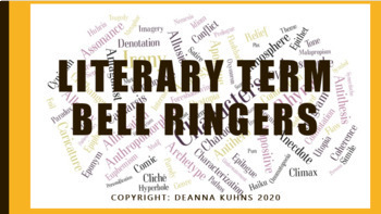 Preview of Literary Term Bell Ringer