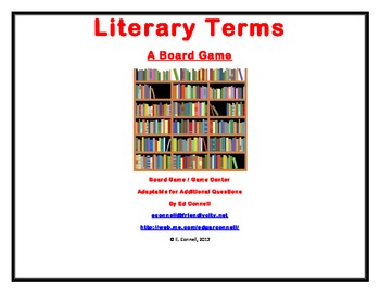 Preview of Literary Terms Board Game
