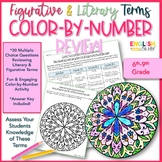Literary Terms & Figurative Terms Activity- Color by Number