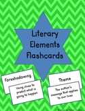 Literary Terms Flashcards for Middle School