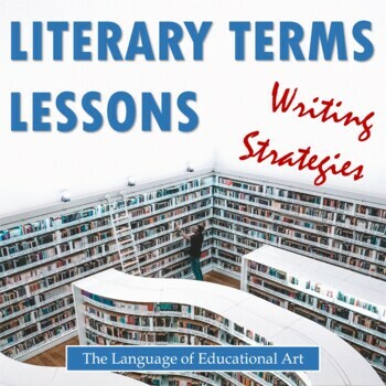 Preview of Literary Terms for Writing Strategies — Presentations, PDF's, & Google Forms