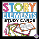 Story Elements and Literary Devices Review Flash Cards and Quiz