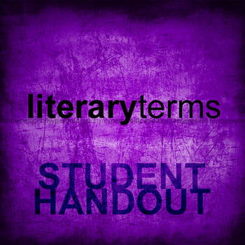 Preview of Literary Terms Student Handout