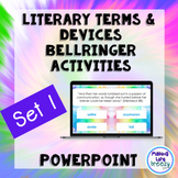 Literary Terms and Devices Bellringer Activities SET 1 PowerPoint