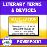 Literary Terms and Devices PowerPoint | Literary Analysis