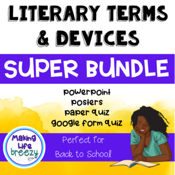 Preview of Literary Terms and Devices SUPER BUNDLE