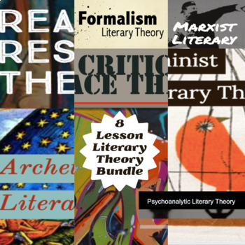 Preview of Literary Theory and Criticism 8-Lesson PowerPoint Presentation Bundle