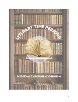 Preview of Literary Time Periods Research