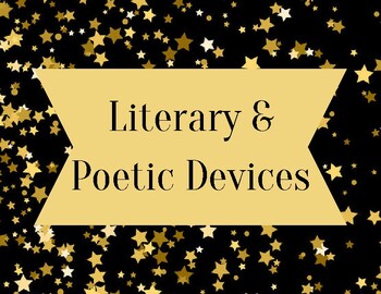 Literary and Poetic Devices Bulletin Board by Rowdy Room 13 | TPT