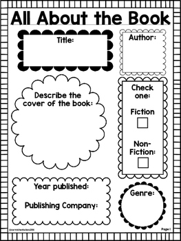 Literature & Book Study Templates for ALL Grades and ANY Book | TpT