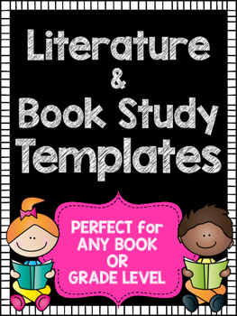 Preview of Literature & Book Study Templates for ALL Grades and ANY Book