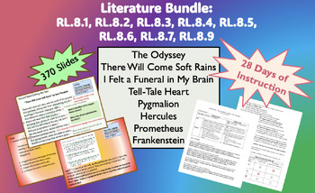 Preview of Literature Bundle: Analyzing Plot, Analyzing Craft, & Structure Comparing Texts