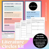 Literature Circle/Book Club Group Discussion Roles Kit